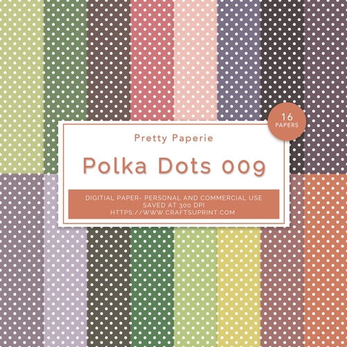 Polka Dot Seamless Pattern - 12 x 12