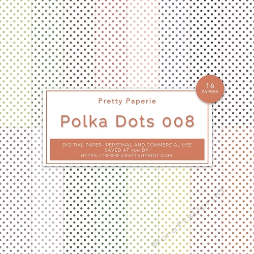 Polka Dot Seamless Pattern - A4 - 210mm x 297mm