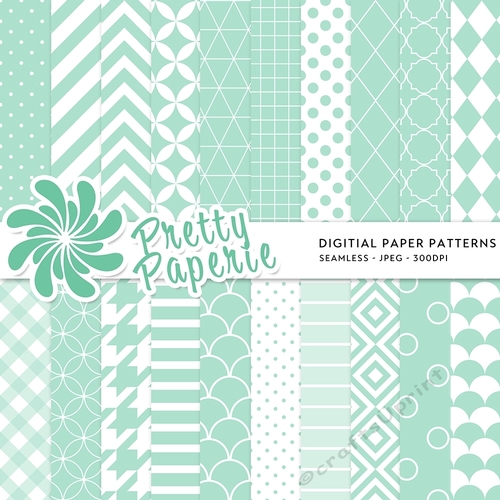 Digital Seamless Patterns - 12inch x 12inch