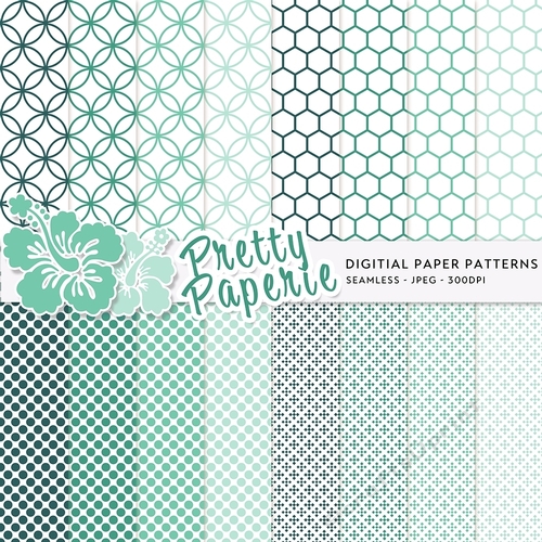 Digital Seamless Patterns - A4 - 210mm x 297mm