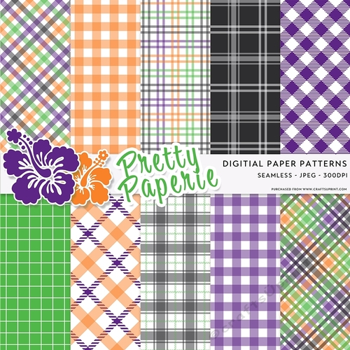 Halloween Seamless Pattern - 12inch x 12inch