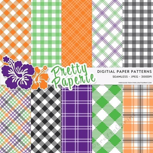 Halloween Seamless Pattern - 12inch x 12inch