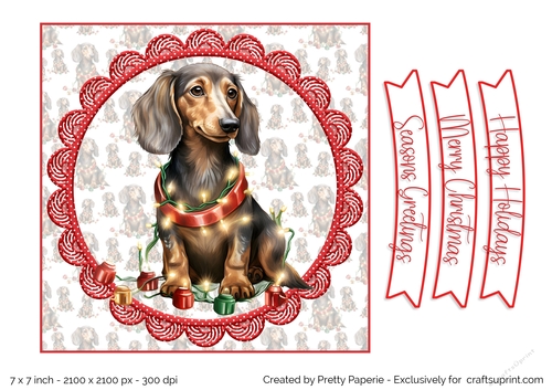 Card Topper - Christmas