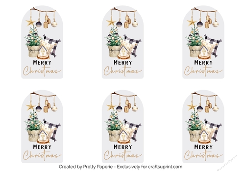 Gift Tags - Christmas x 6