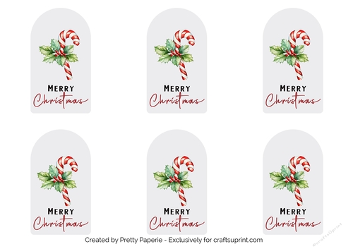 Gift Tags - Christmas x 6
