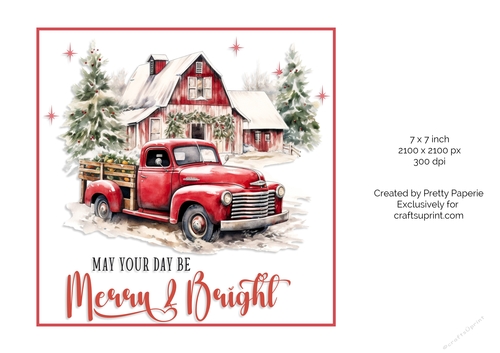 Card Topper - Christmas