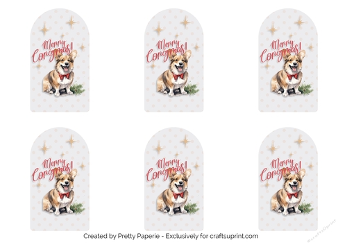 Gift Tags - Christmas x 6