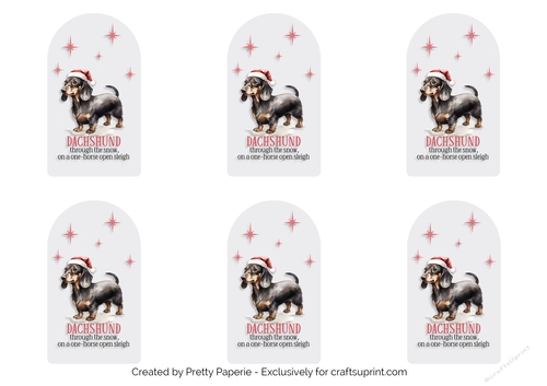 Gift Tags - Christmas x 6