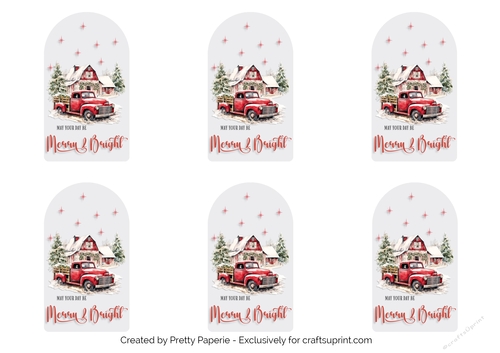 Gift Tags - Christmas x 6
