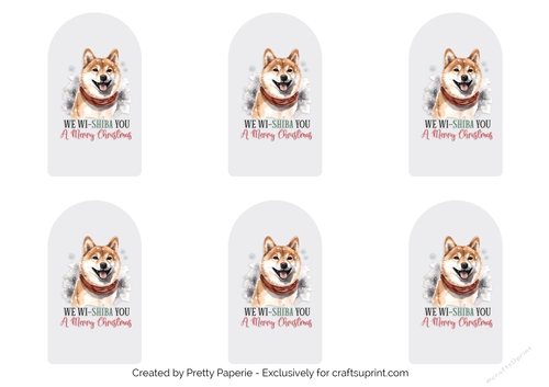 Gift Tags - Christmas x 6