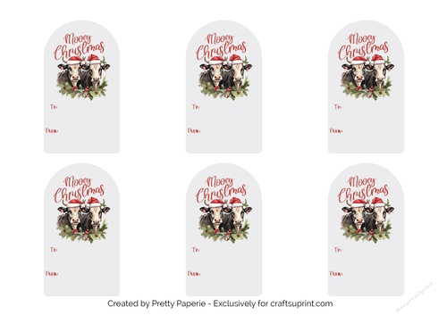 Gift Tags - Christmas x 6