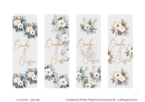 Bookmarks - 4 Floral