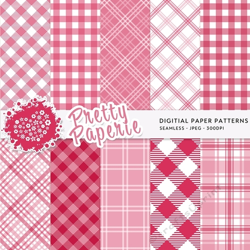 Valentines Digital Seamless Patterns - A4