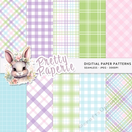Easter Digital Seamless Patterns - A4