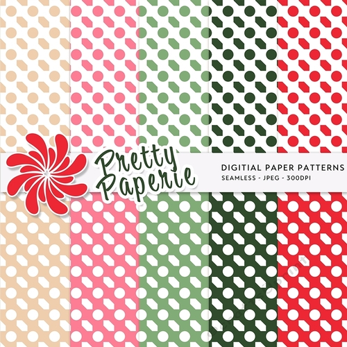 Digital Seamless Patterns - A4 - 210mm x 297mm
