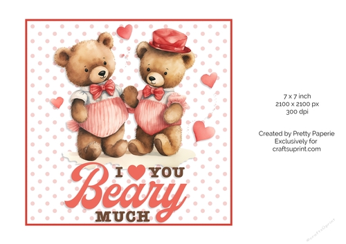 Card Topper - Valentines
