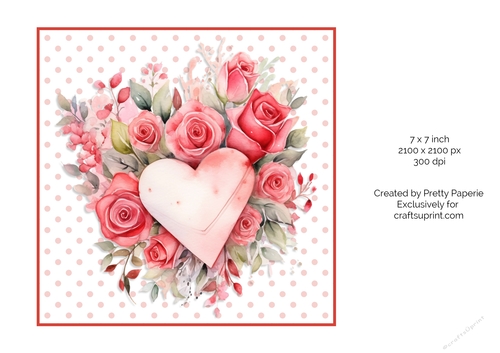 Card Topper - Valentines