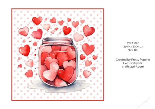 Card Topper - Valentines