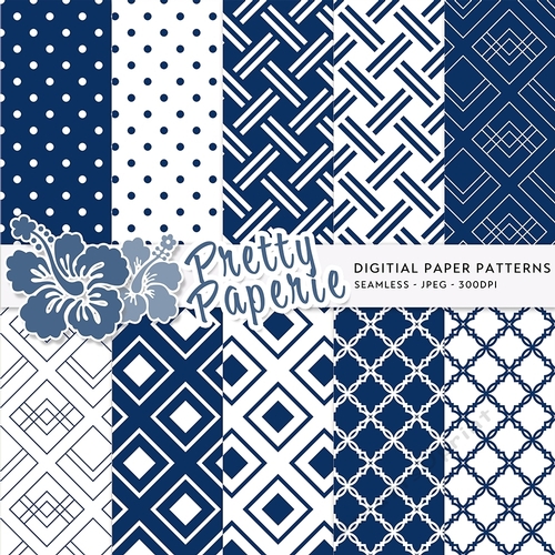Digital Seamless Patterns - 12inch x 12inch