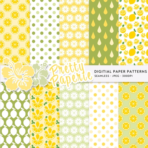 Digital Seamless Patterns - A4 - 210mm x 297mm