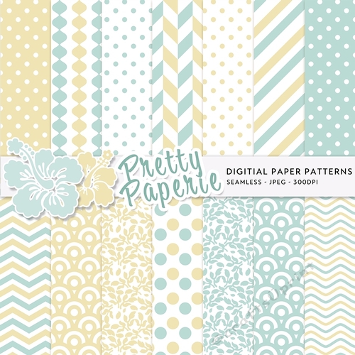 Digital Seamless Patterns - A4 - 210mm x 297mm