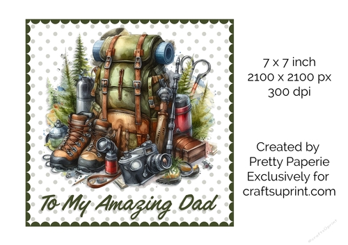 Card Topper - Fathers Day