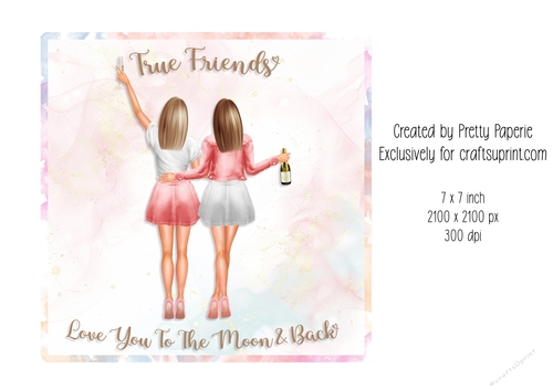 Card Topper - Best Friends Birthday Day