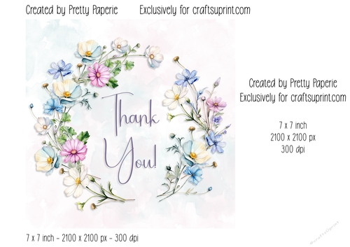 Card Topper - Thank You Card