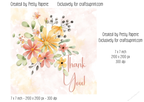 Card Topper - Thank You Card