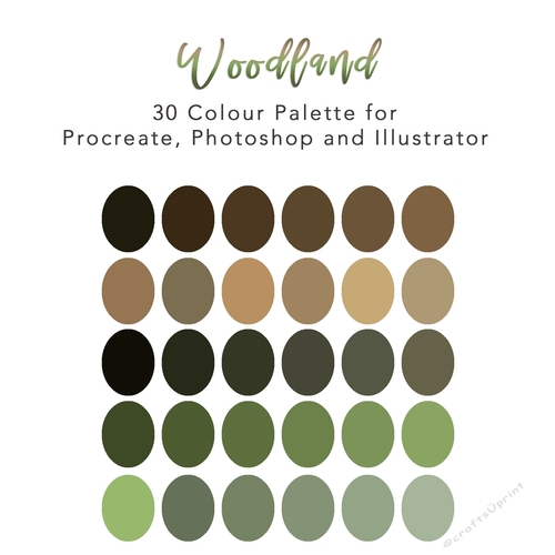 Colour Palette #003 - Woodland