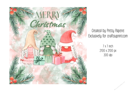 Card Topper - Christmas Card