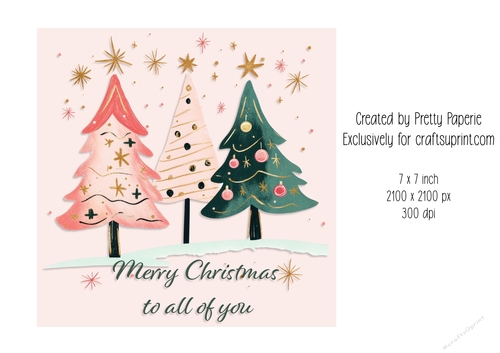 Card Topper - Christmas Card