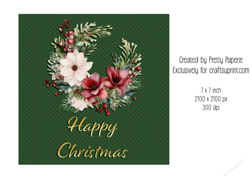Card Topper - Christmas Card