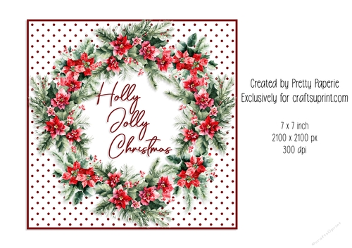 Card Topper - Christmas Card