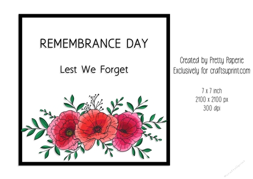 Remembrance Sunday Card