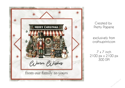 Card Topper - Christmas Card