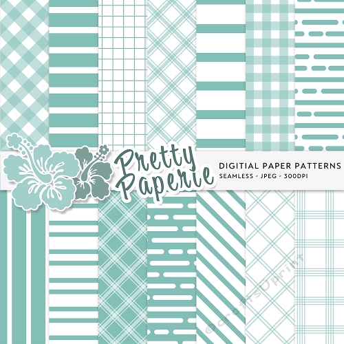 Stripe Seamless Patterns - 12inch x 12inch