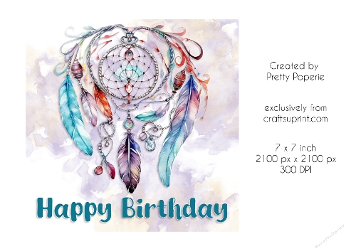 Card Topper - Female Birthday Card