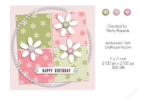 Card Topper - Female Birthday Card