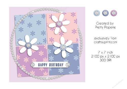 Card Topper - Female Birthday Card
