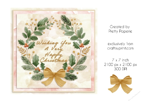 Card Topper - Christmas Card