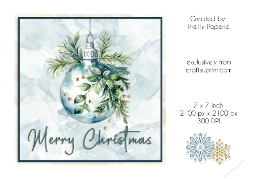 Card Topper - Christmas Card