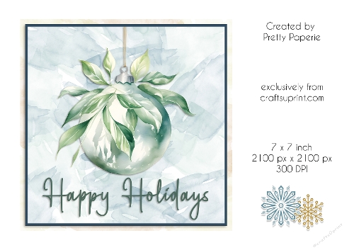 Card Topper - Christmas Card