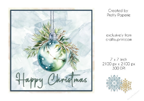 Card Topper - Christmas Card