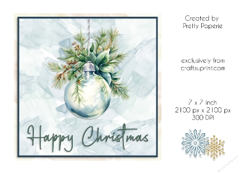 Card Topper - Christmas Card