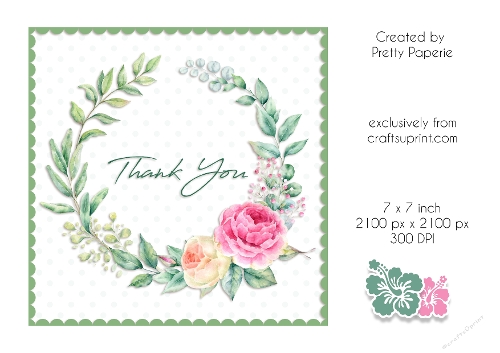 Card Topper - Thank You Card