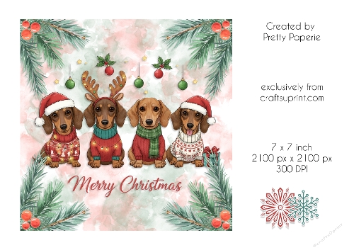 Card Topper - Christmas Card