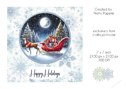 Card Topper - Christmas Card