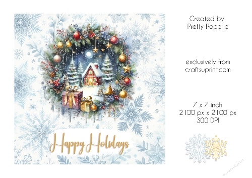 Card Topper - Christmas Card