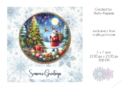 Card Topper - Christmas Card